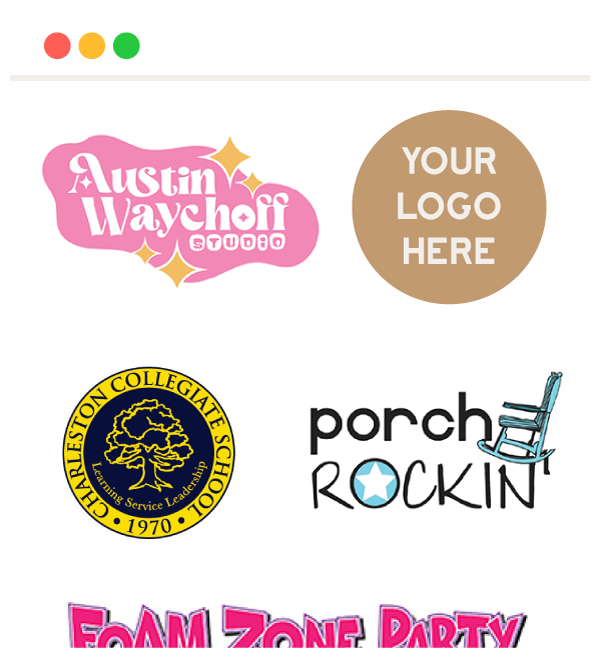 "Your Logo Here" on the Makers Market website